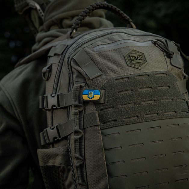 M-Tac MOLLE Patch Прапор України з гербом PVC Full Color/Ranger Green