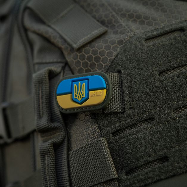 M-Tac MOLLE Patch Прапор України з гербом PVC Full Color/Ranger Green