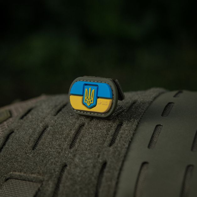 M-Tac MOLLE Patch Прапор України з гербом PVC Full Color/Ranger Green
