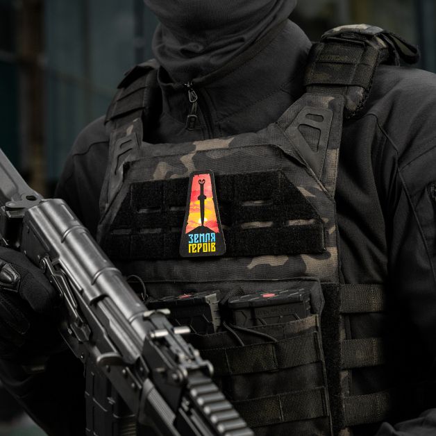 M-Tac нашивка Скіфія-Земля героїв Black