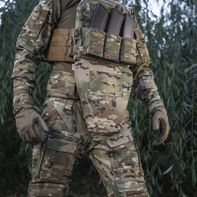 M-Tac фартук противоосколочный с баллистическим пакетом 1А Laser Cut Multicam