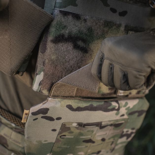 M-Tac фартук противоосколочный с баллистическим пакетом 1А Laser Cut Multicam