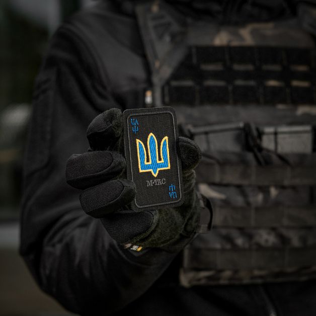 M-Tac нашивка Козирна карта (вишивка) Black