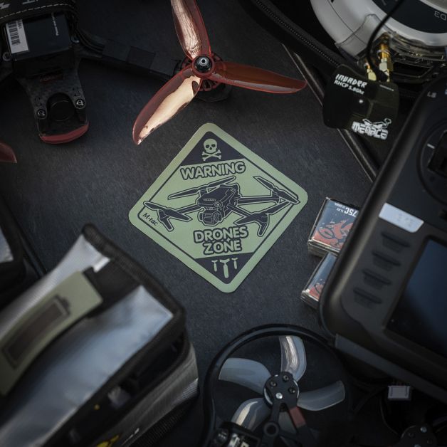 M-Tac наклейка Drones Zone Small Ranger Green