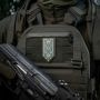 M-Tac нашивка Тризуб на вишиванці PVC Olive