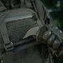 M-Tac нашивка Тризуб на вишиванці PVC Olive
