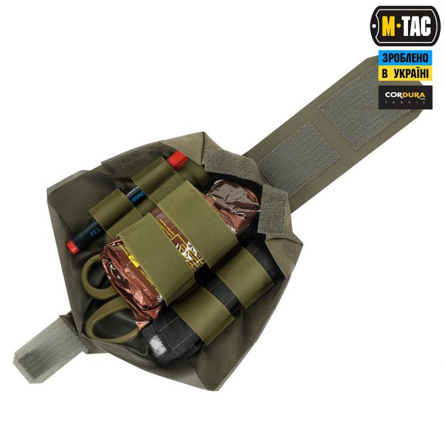 M-Tac подсумок медицинский вертикальный Small Elite Ranger Green