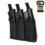 M-Tac подсумок эластичный на 3 магазина Elite Laser Cut Black