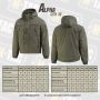 M-Tac куртка зимняя Alpha Gen.IV НГУ Dark Olive