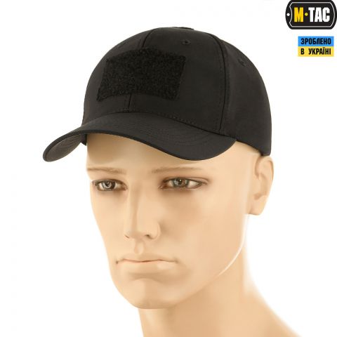 M-Tac бейсболка тактическая Flex Lightweight Black