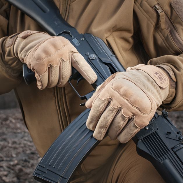 M-Tac перчатки Assault Tactical Mk.5 Khaki
