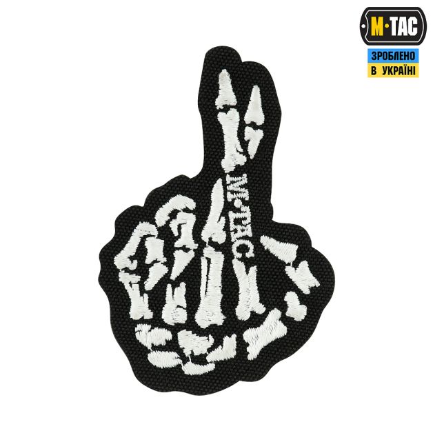 M-Tac нашивка Crossed Fingers (вишивка) Black
