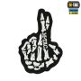M-Tac нашивка Crossed Fingers (вишивка) Black