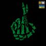 M-Tac нашивка Crossed Fingers (вишивка) Black