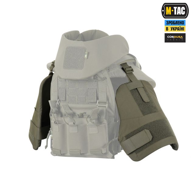 M-Tac плечовий захист з балістичними пакетами 1 клас для Cuirass QRS Ranger Green