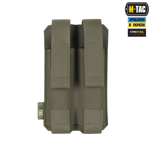 M-Tac подсумок двойной для пистолетного магазина АПС Laser Cut Gen.II Ranger Green