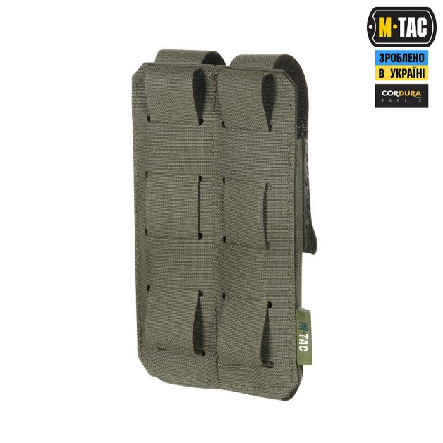 M-Tac подсумок двойной для пистолетного магазина АПС Laser Cut Gen.II Ranger Green