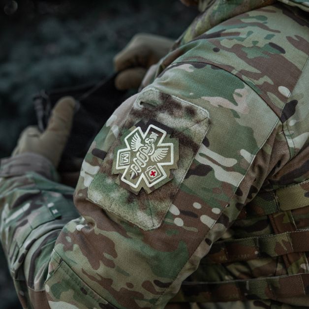 M-Tac нашивка Paramedic (вишивка) Multicam
