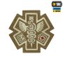 M-Tac нашивка Paramedic (вишивка) Coyote