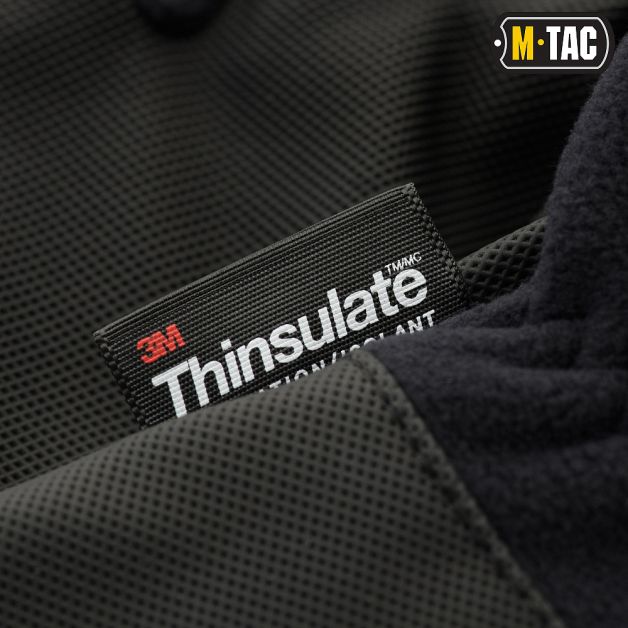 M-Tac перчатки Fleece Thinsulate Black