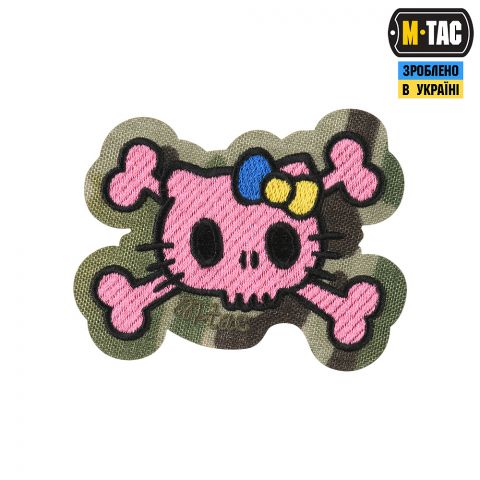 M-Tac нашивка KITTY (вышивка) Pink/Multicam