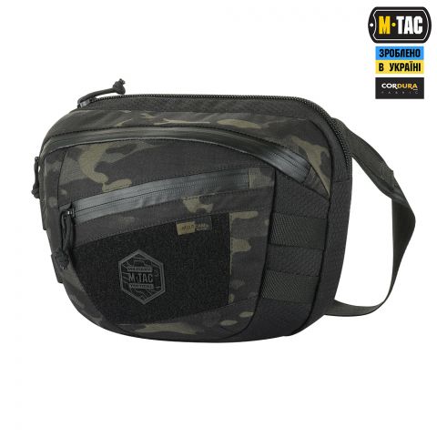 M-Tac сумка Sphaera Hex Hardsling Bag Large с липучкой Elite Multicam Black/Black