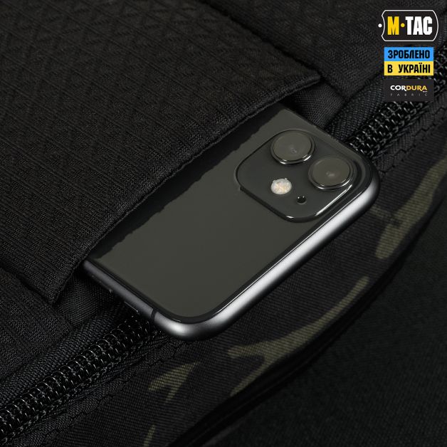 M-Tac сумка Sphaera Hex Hardsling Bag Large с липучкой Elite Multicam Black/Black