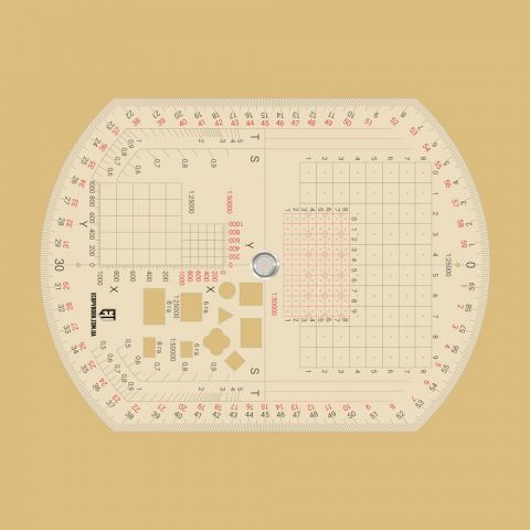 Ecopybook Tactical линейка артилерийский круг АК-3