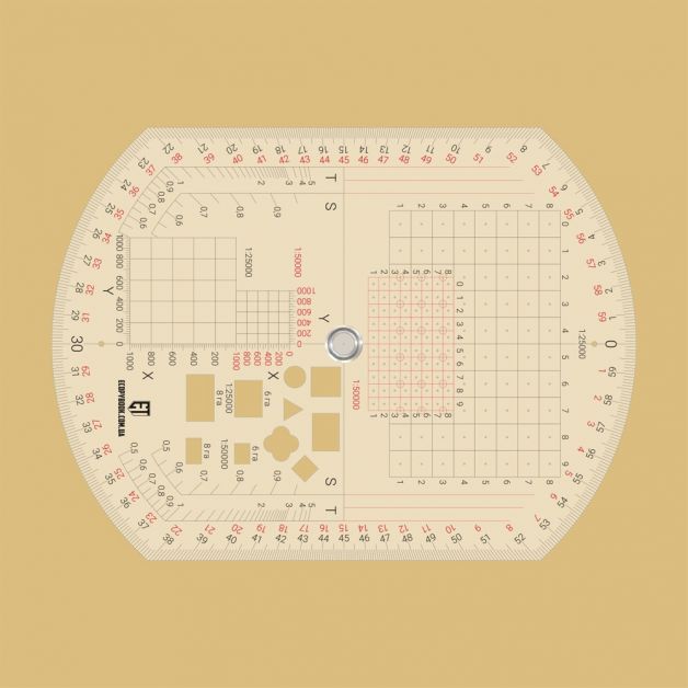 Ecopybook Tactical линейка артилерийский круг АК-3