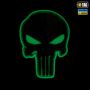 Нашивка Punisher синьо-жовтий GID