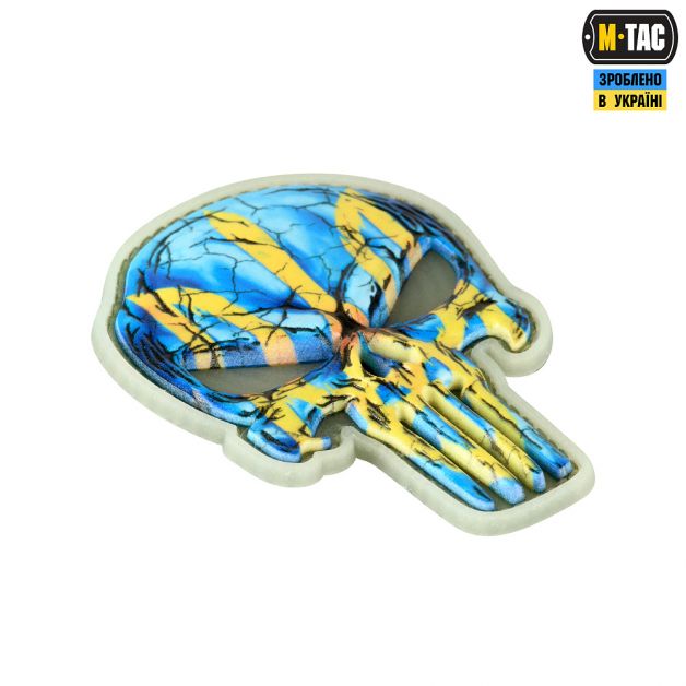 Нашивка Punisher Тризуб GID