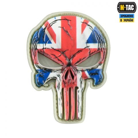 Нашивка Punisher Британія GID