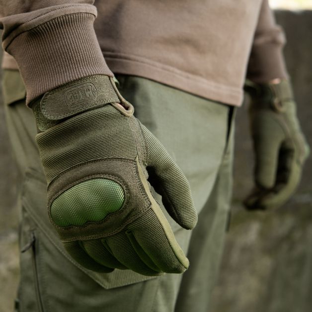 M-Tac перчатки Assault Tactical Mk.3 Olive