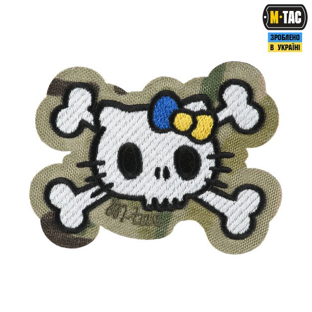 M-Tac нашивка KITTY (вышивка) White/Multicam