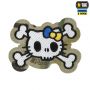 M-Tac нашивка KITTY (вышивка) White/Multicam