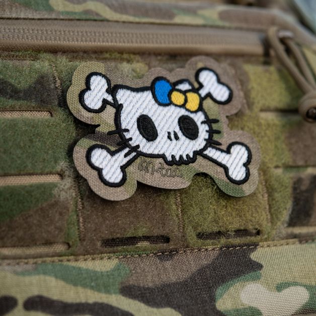 M-Tac нашивка KITTY (вышивка) White/Multicam