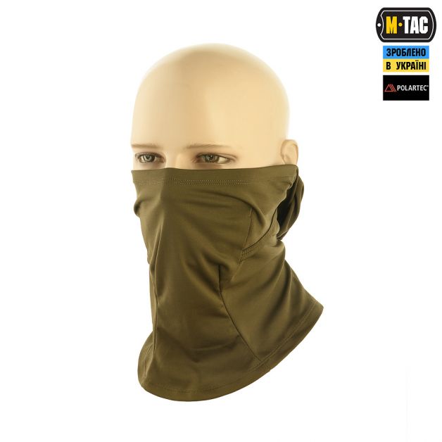 M-Tac балаклава-ниндзя потоотводящая Polartec Dark Olive