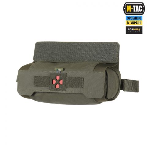 M-Tac подсумок медицинский горизонтальный ROLL Elite Ranger Green