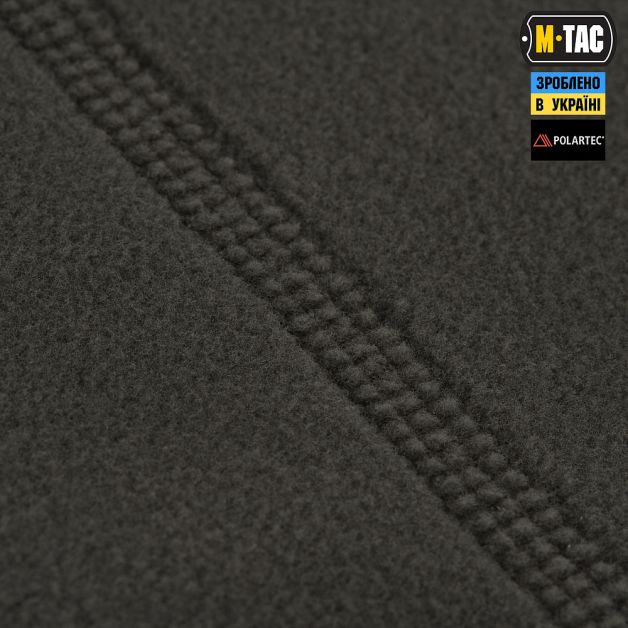 M-Tac шарф-труба анатомический с затяжкой Polartec Dark Grey