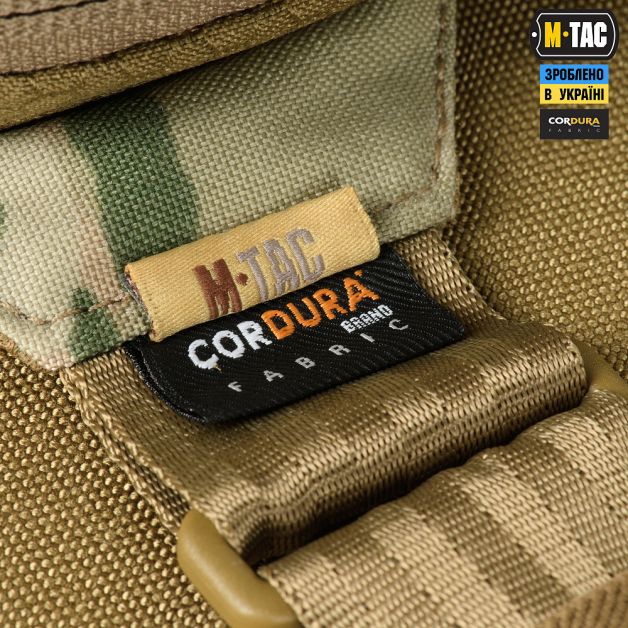 M-Tac сумка Sling Pistol Bag Elite Hex з липучкою Multicam/Coyote