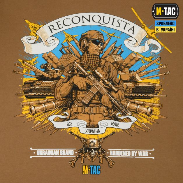 M-Tac футболка Reconquista Coyote Brown