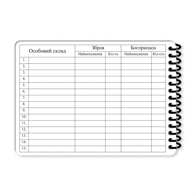 Ecopybook Tactical Блокнот військового розвідника