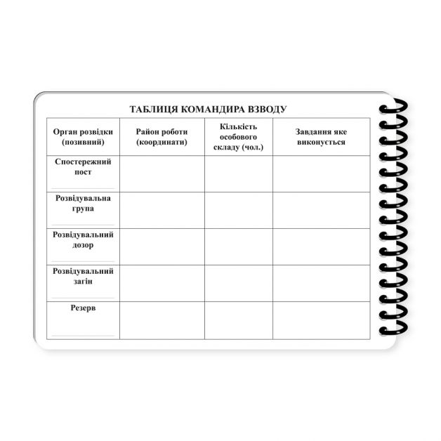 Ecopybook Tactical Блокнот військового розвідника