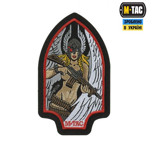 M-Tac нашивка Valkyrie (вышивка) Black/Red