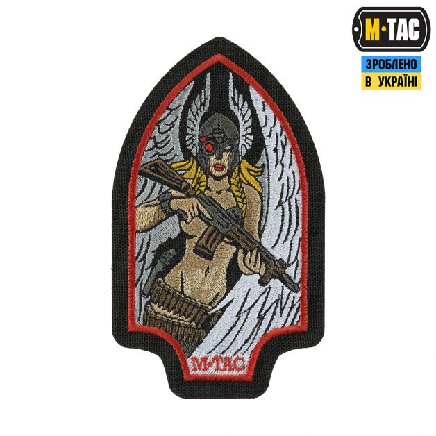 M-Tac нашивка Valkyrie (вышивка) Black/Red