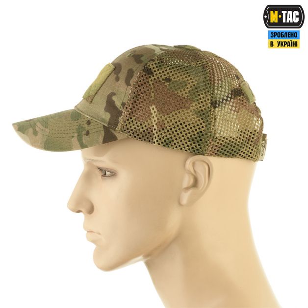 M-Tac бейсболка тактическая с сеткой Азов NYCO Multicam