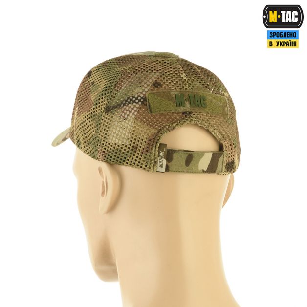 M-Tac бейсболка тактическая с сеткой Азов NYCO Multicam