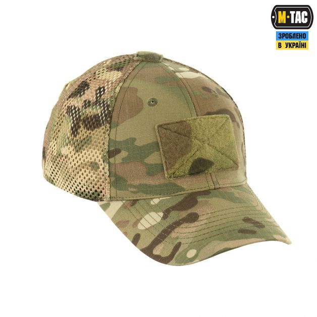 M-Tac бейсболка тактическая с сеткой Азов NYCO Multicam