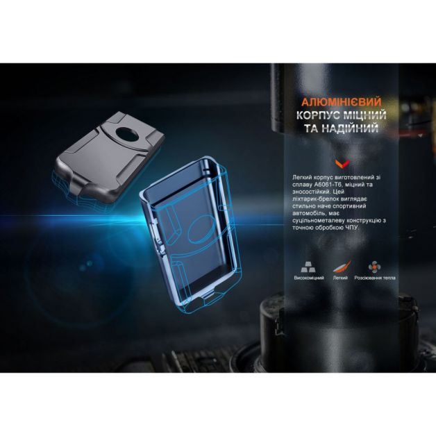 Fenix фонарь E03R брелок V2.0