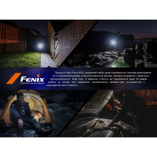 Fenix фонарь E03R брелок V2.0